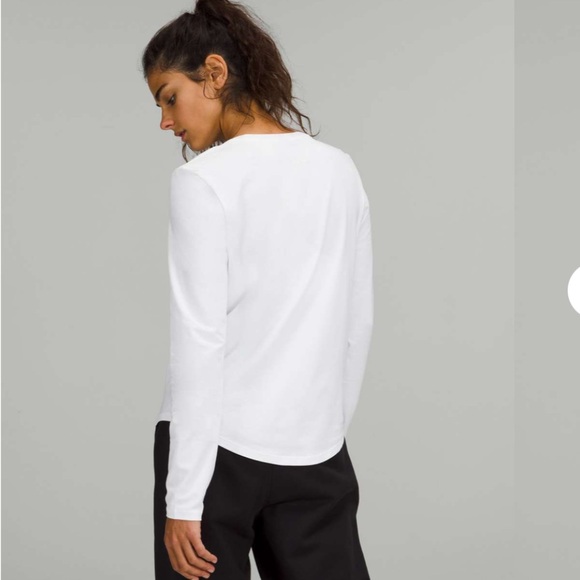 Lululemon Love Long Sleeve Shirt Sz 8 - Picture 5 of 12